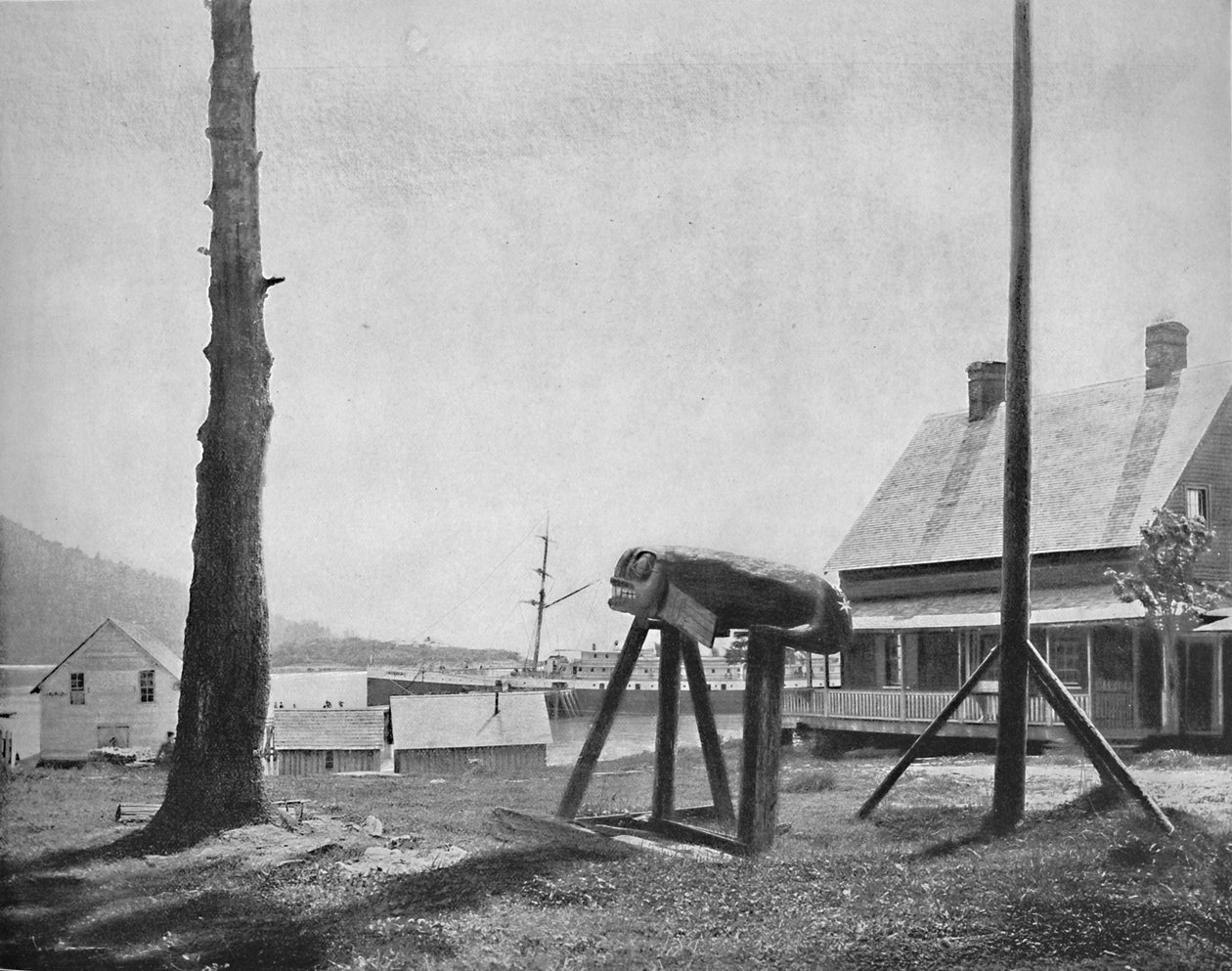 Fort Wrangel, Alaska, c1897. af Unbekannt