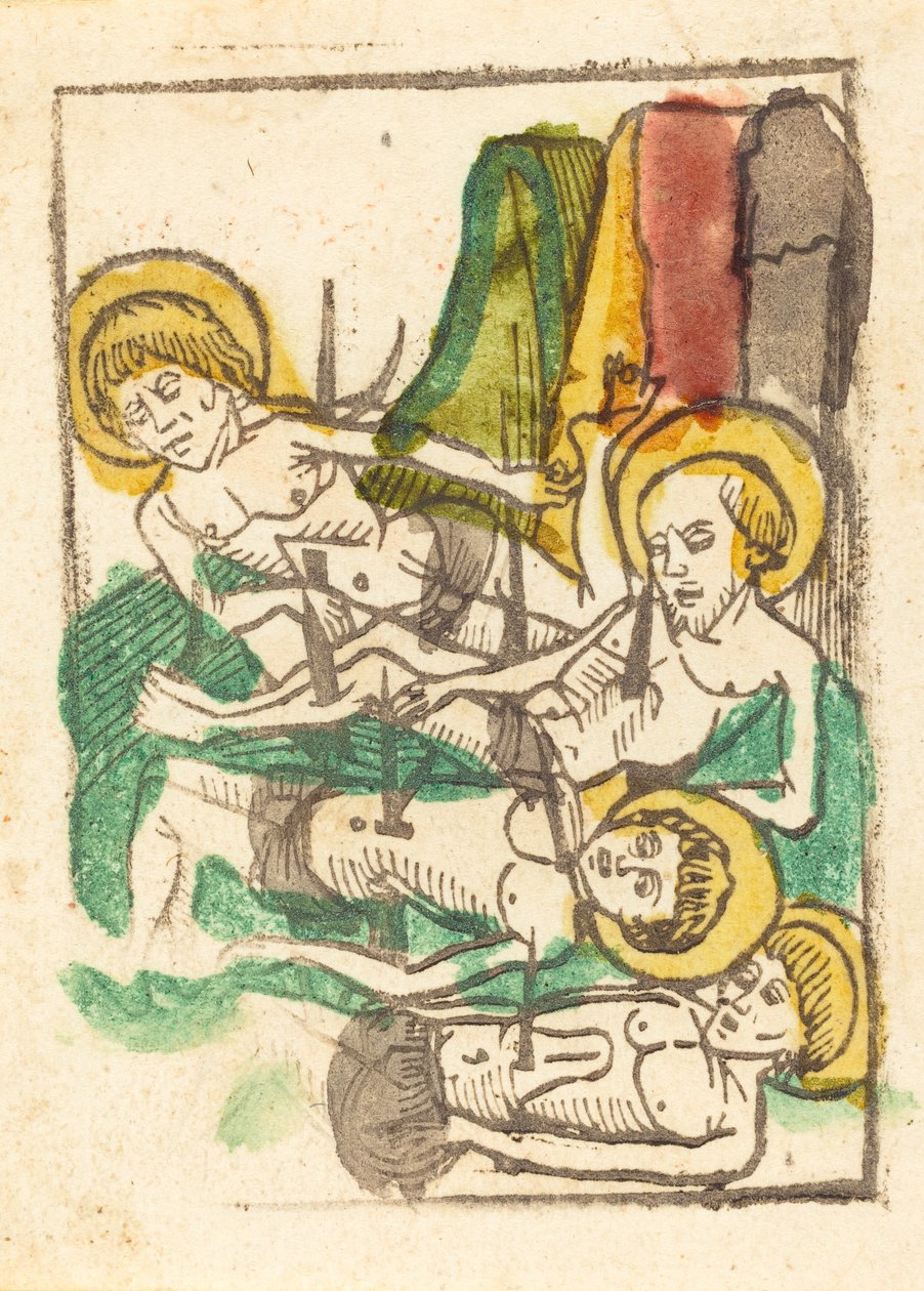 Fire martyrer - Sankt Acacius, ca. 1480. af Unbekannt