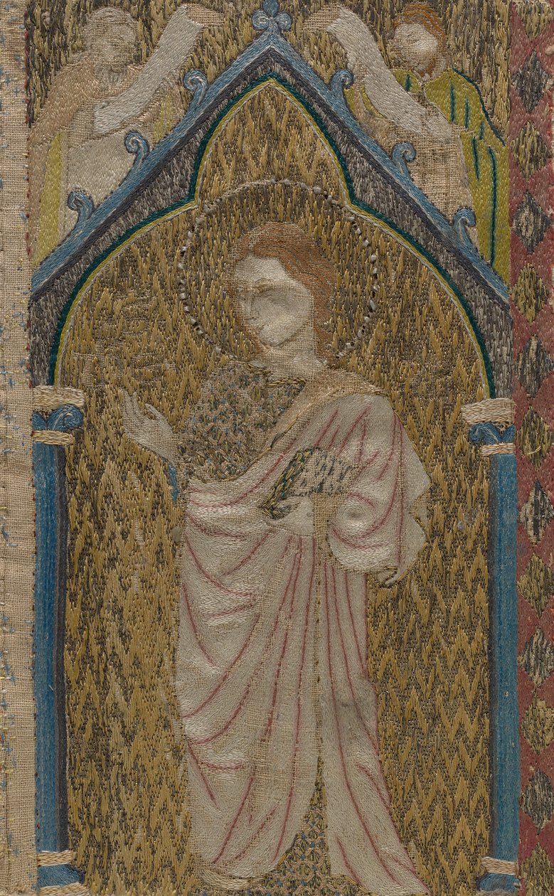 Fragment af en Orphrey, britisk, 13. århundrede. af Unbekannt