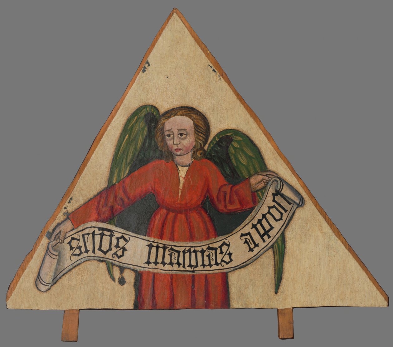 Et fragment af alteret - en egenskab af en evangelist af Unbekannt