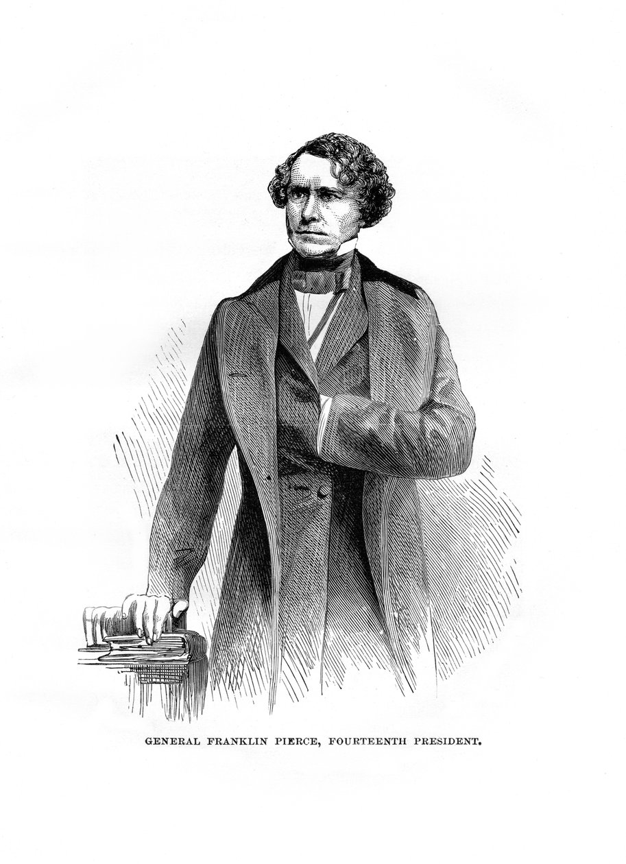 Franklin Pierce, præsident for USA, c1850