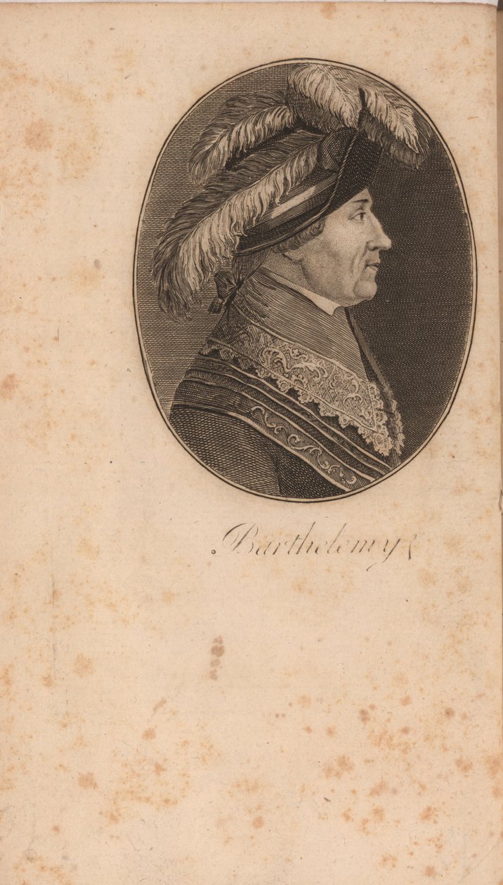 Francois Barthelemy 1747-1830, 1799. af Unbekannt