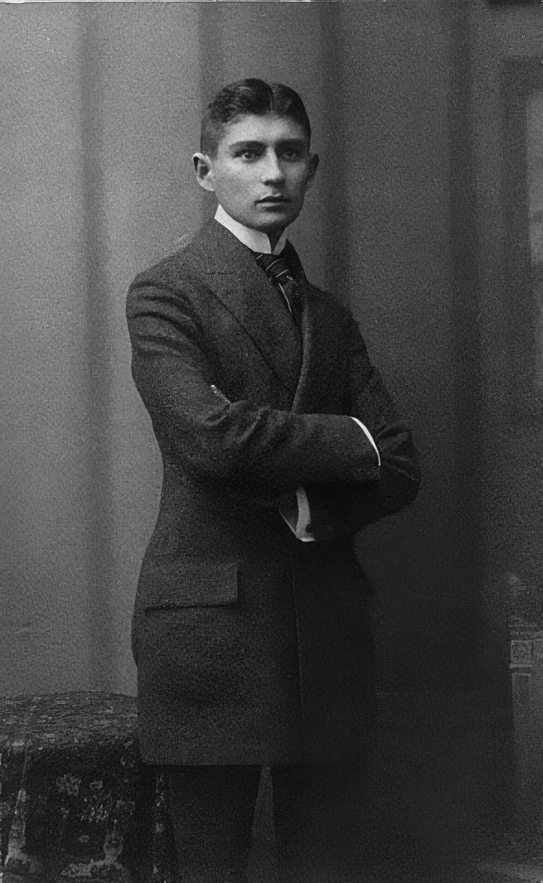 Franz Kafka. Omkring 1906 af Unbekannt