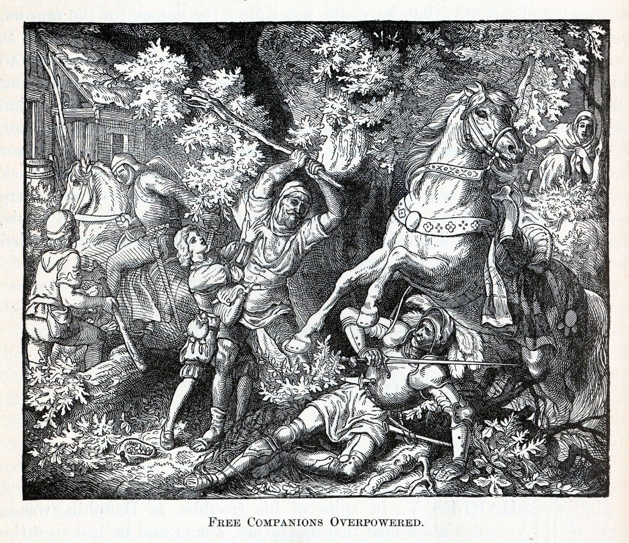 Frie ledsagere overmandet, 1882 af Unbekannt