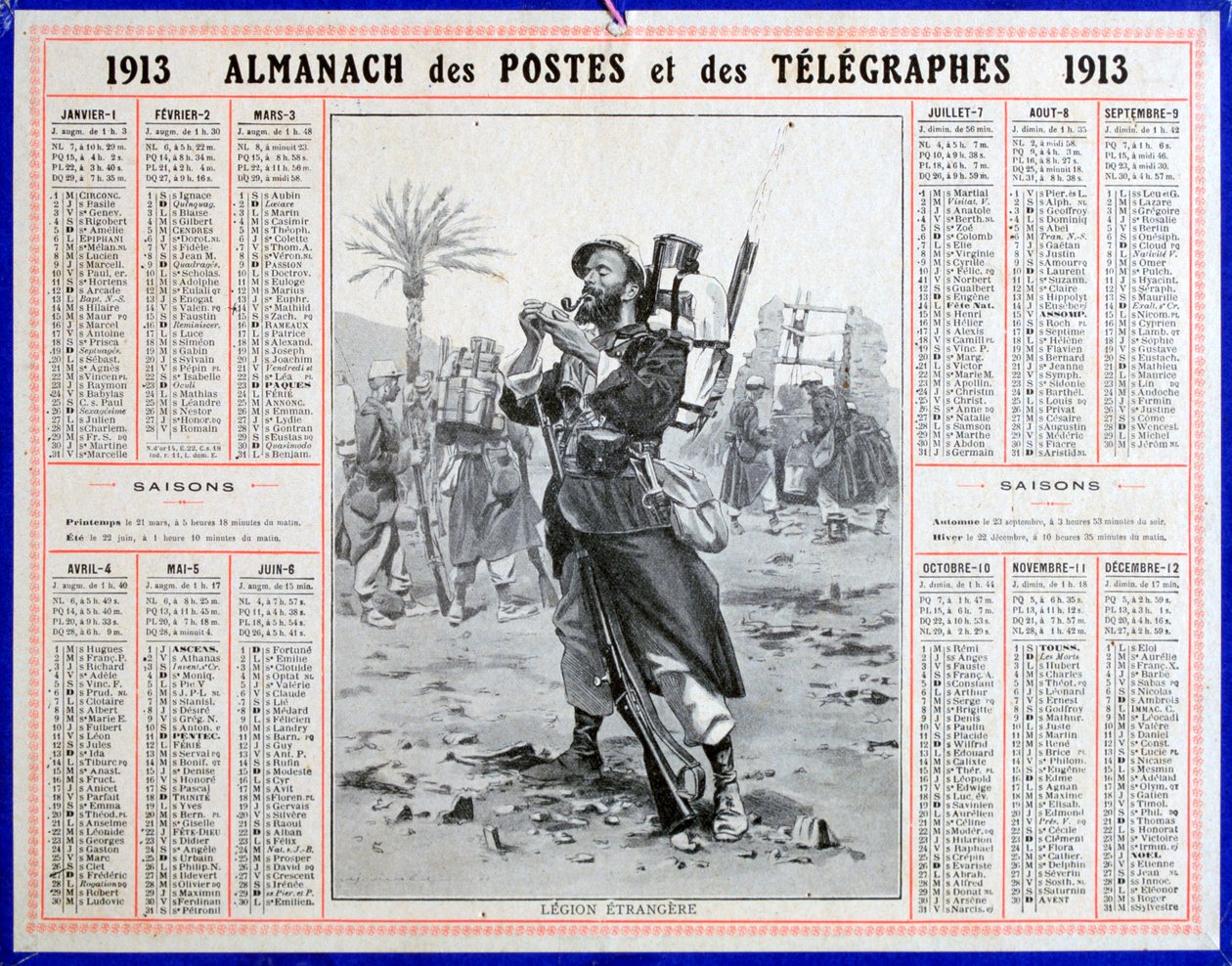 Fransk Fremmedlegion, 1913 af Unbekannt
