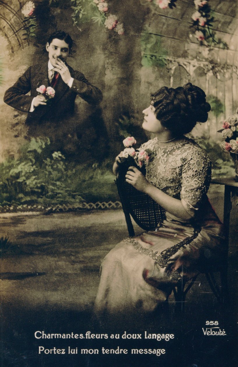 Fransk postkort, c1900 af Unbekannt