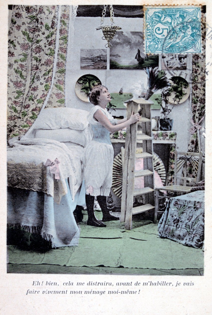 Fransk postkort, c1900 af Unbekannt