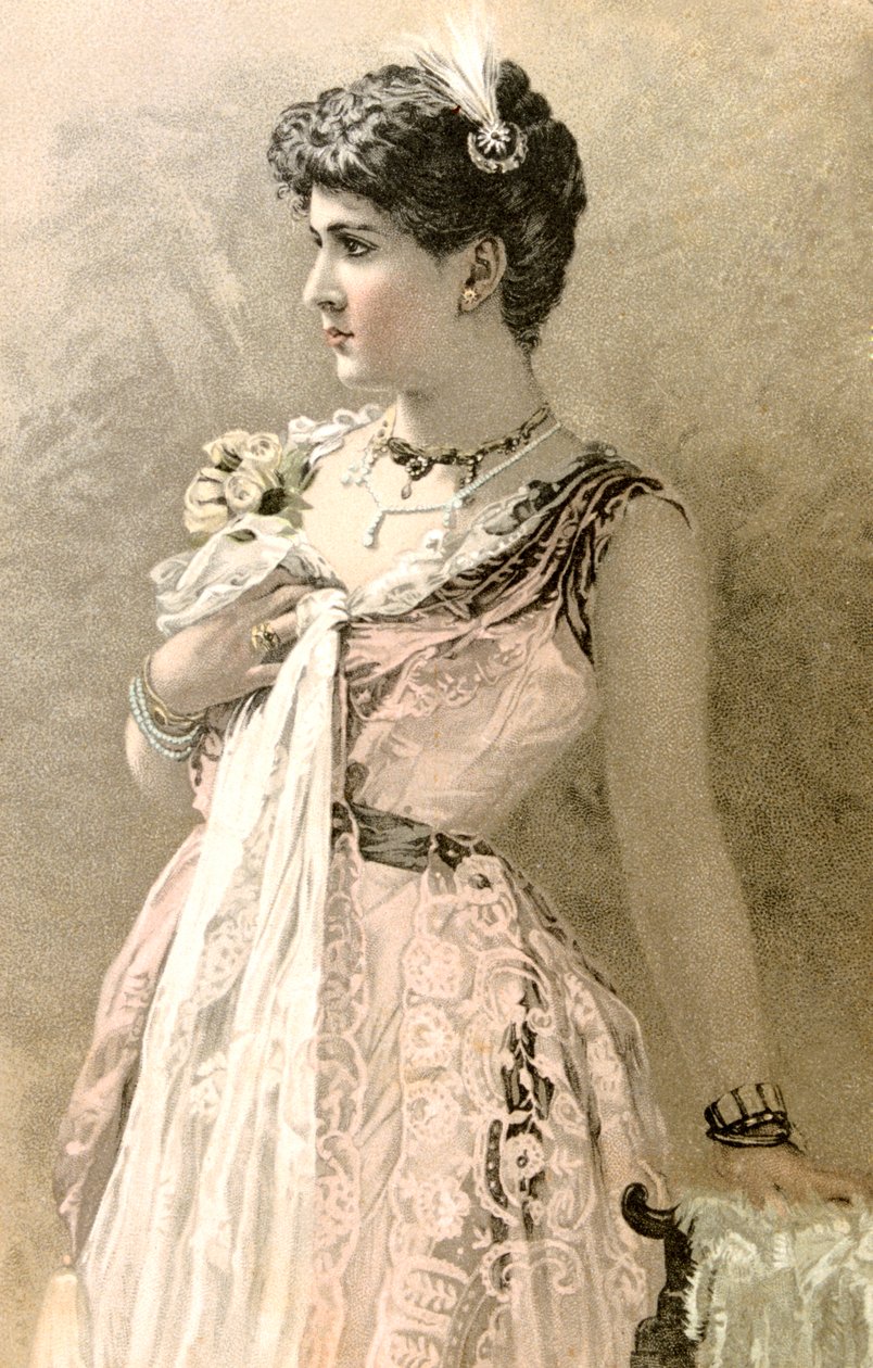 Fransk postkort, c1900 af Unbekannt