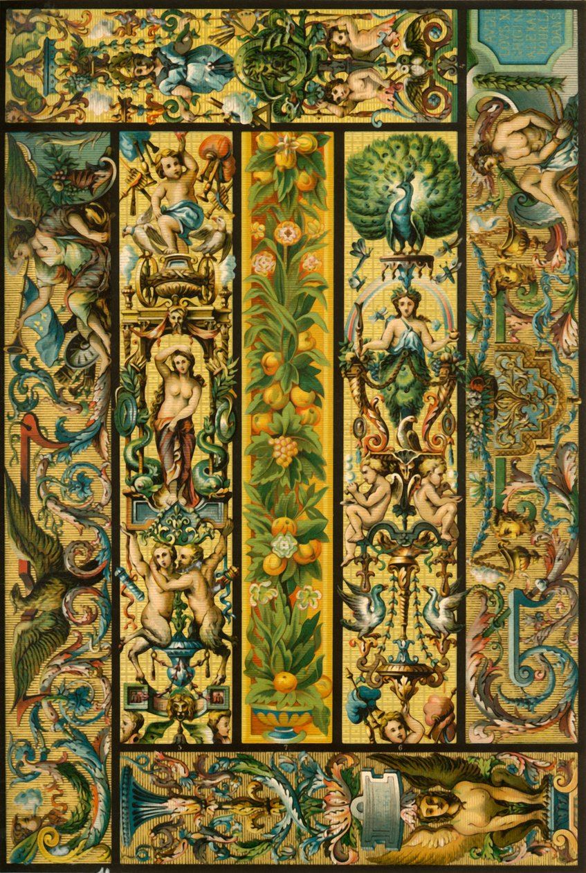 Fransk renæssance Gobelins gobeliner, 1898. af Unbekannt