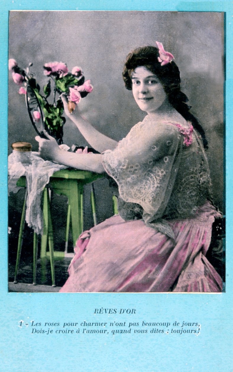 Fransk postkort, c1900 af Unbekannt