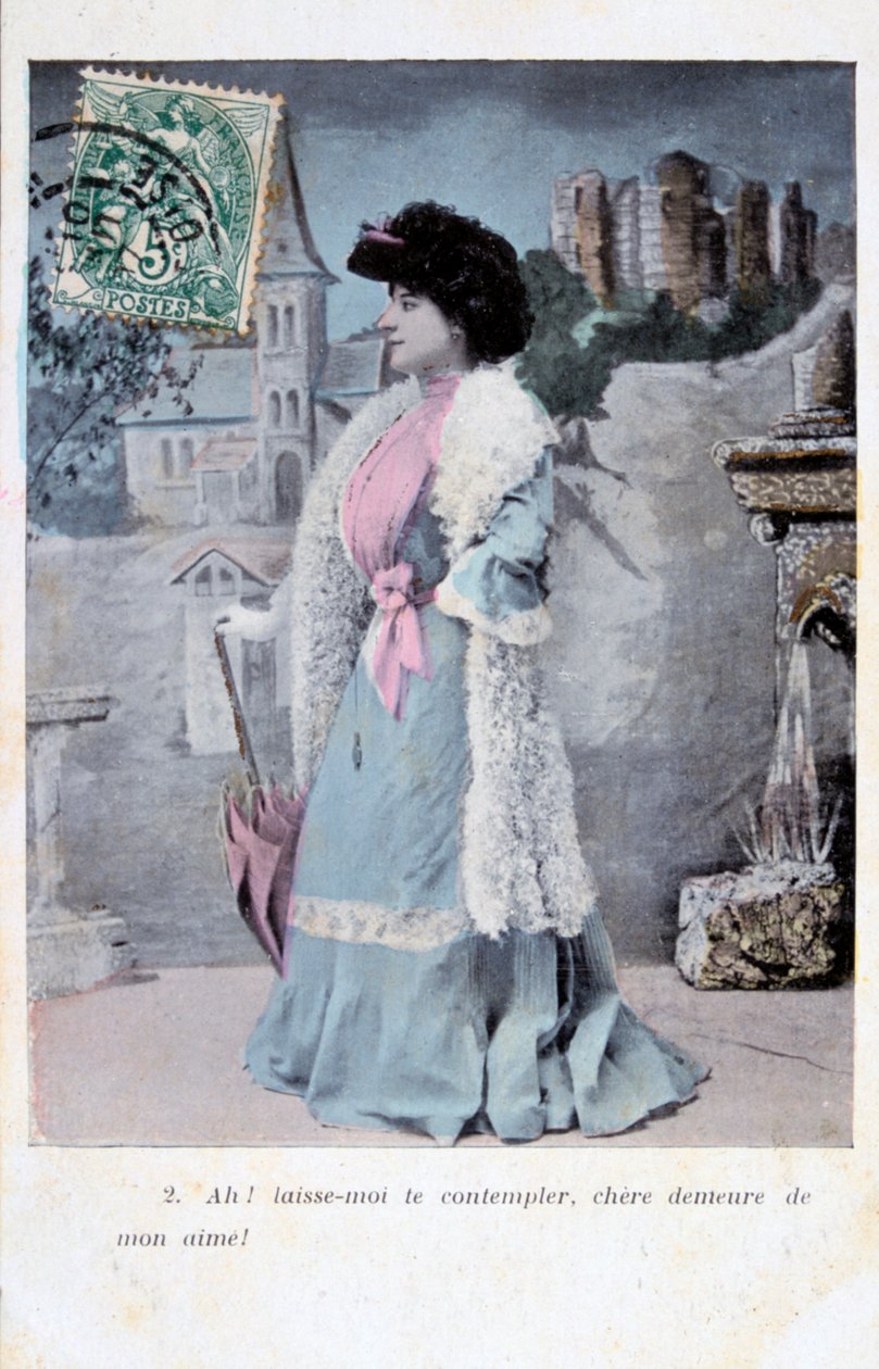 Fransk postkort, c1900 af Unbekannt