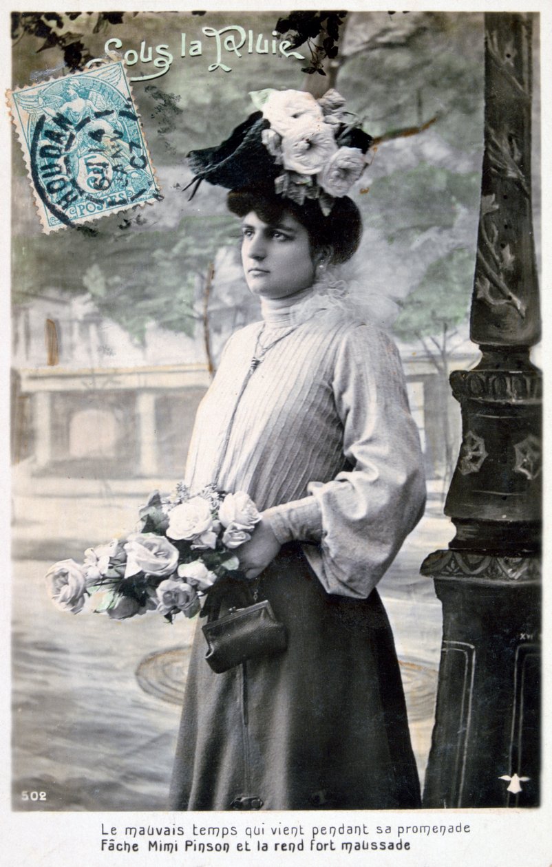 Fransk postkort, c1900 af Unbekannt