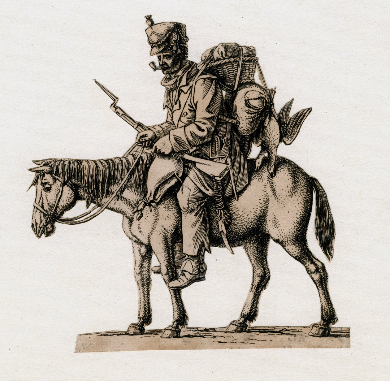 Fransk soldat, 1800-tallet af Unbekannt