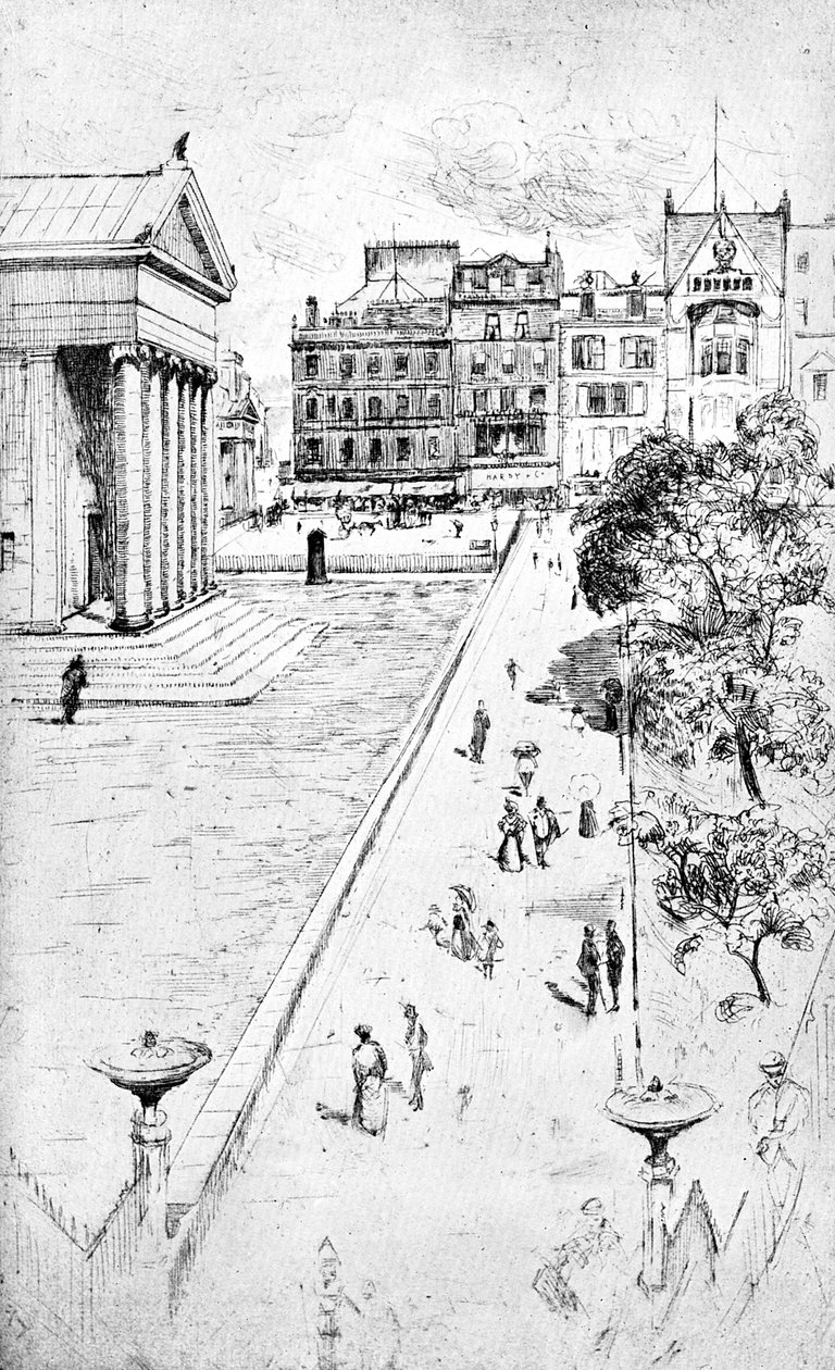 Fra The Steps of the Mound, Edinburgh, 1900 af Unbekannt