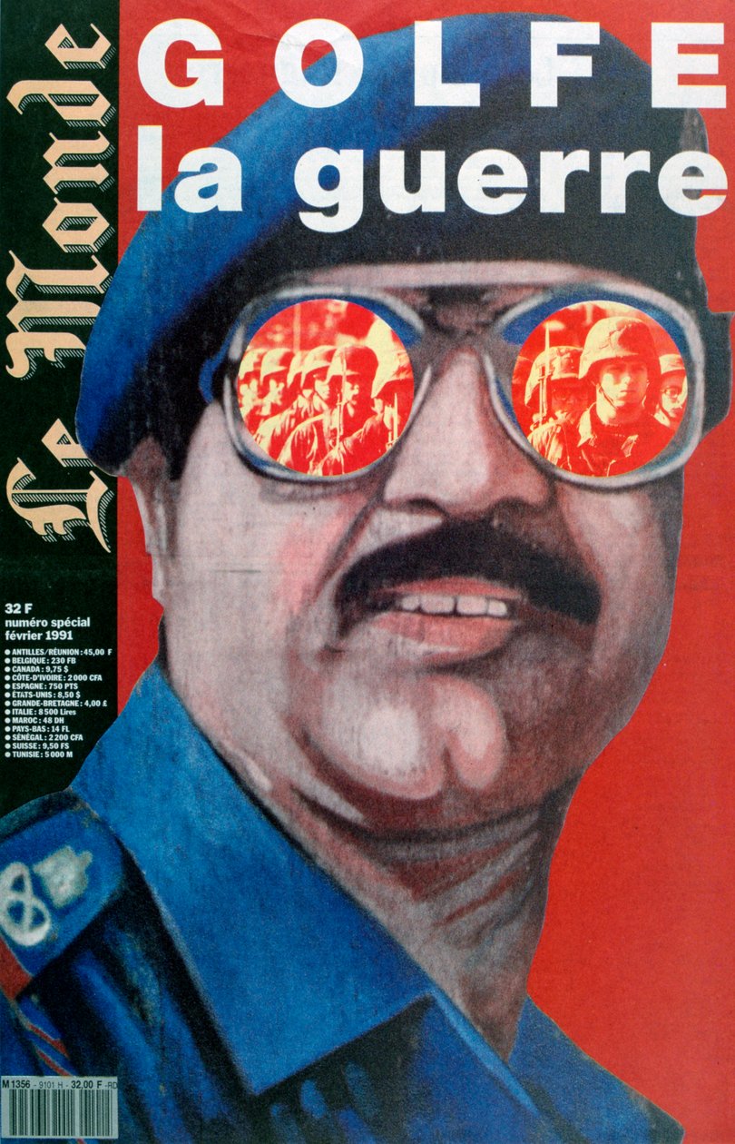 Forside af Le Monde, februar 1991 af Unbekannt