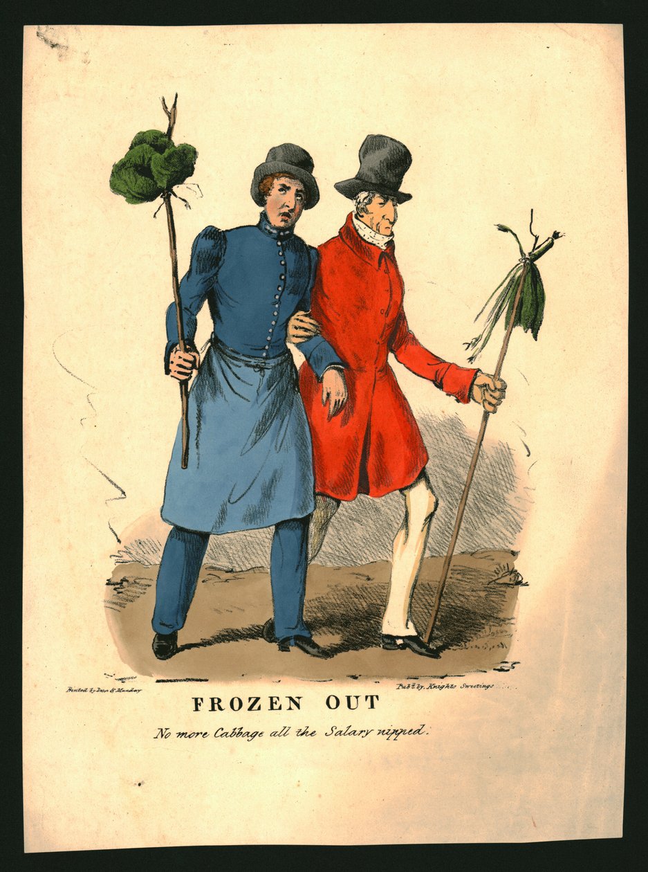 Frozen Out, c1830. af Unbekannt