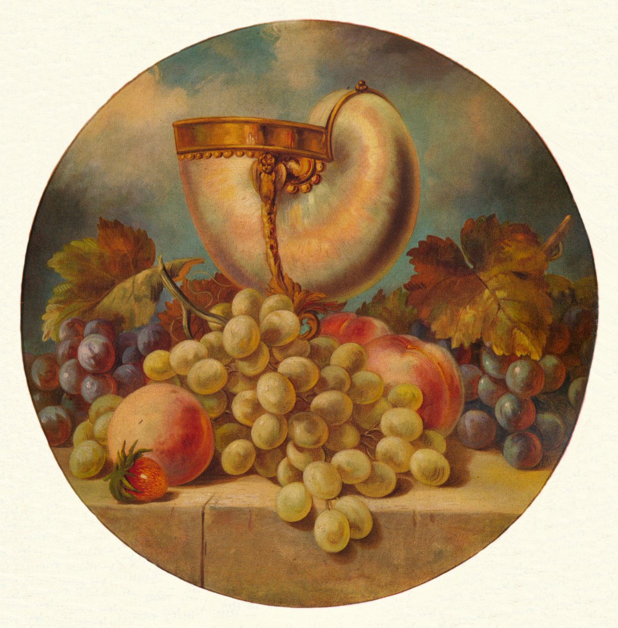 Frugtstykke, c1850, 1938 af Unbekannt