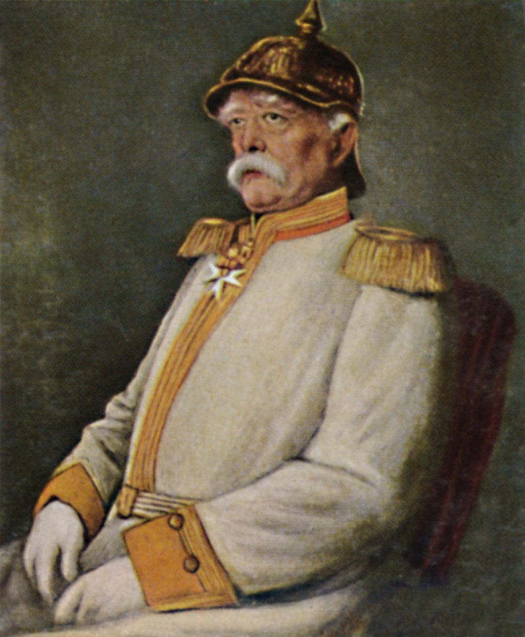 Prins Bismarck 1815-1898. - Maleri af Lenbach, 1934. af Unbekannt