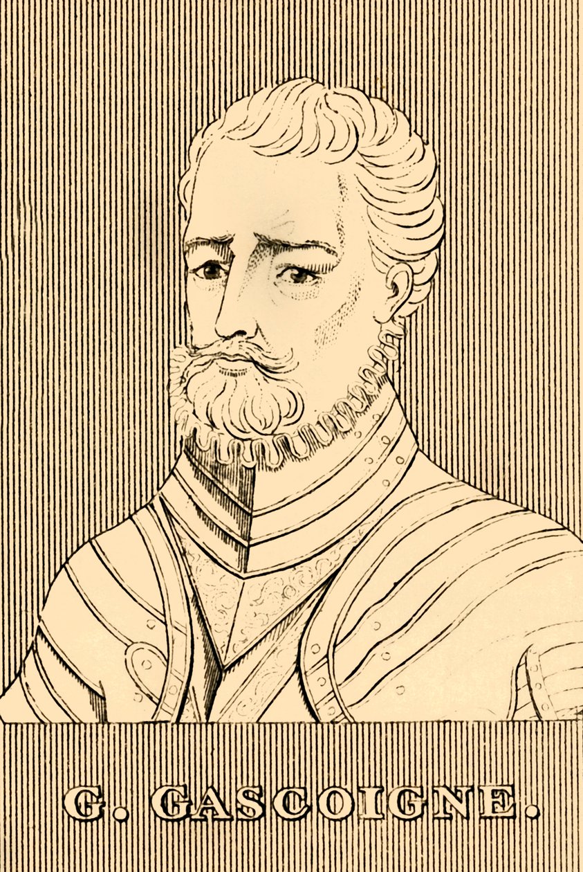 G. Gascoigne, c1535-1577, 1830. af Unbekannt