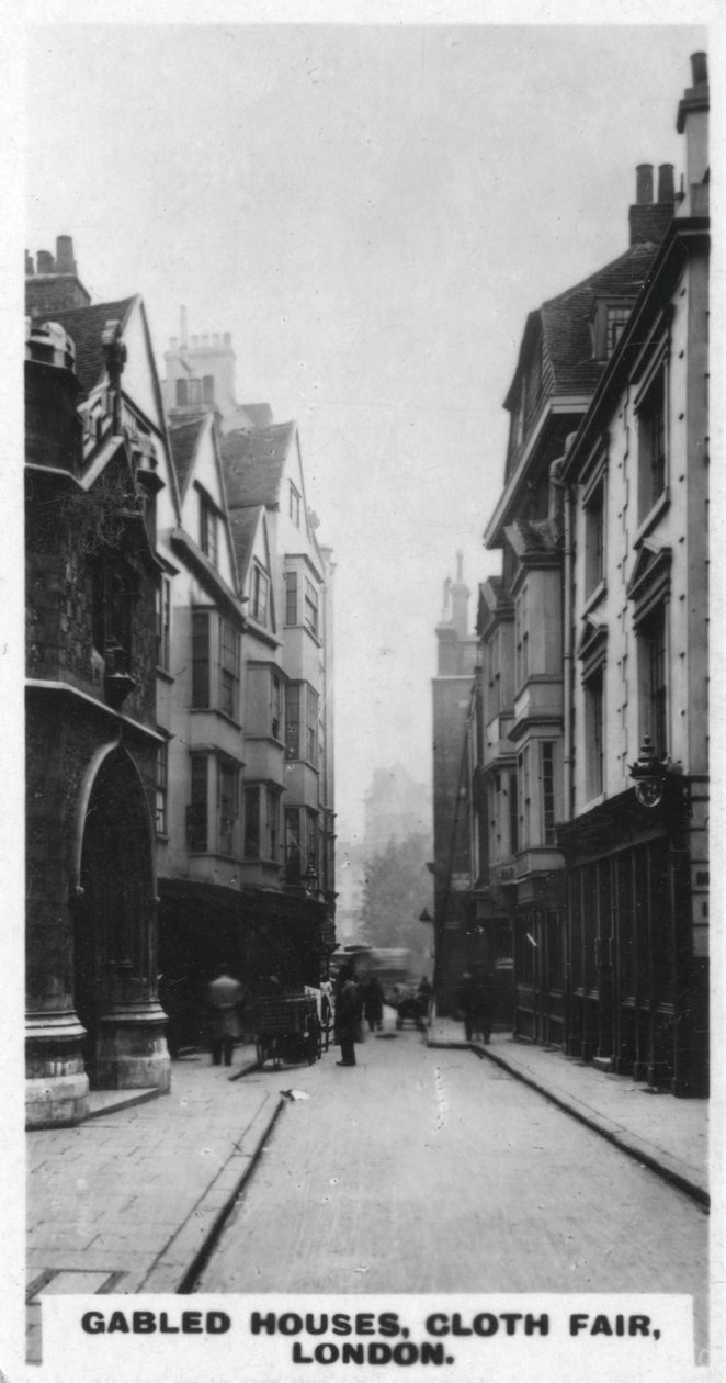 Gavlhuse, Cloth Fair, London, c1920