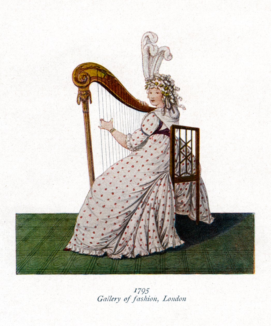 Gallery of fashion, London, 1795 af Unbekannt