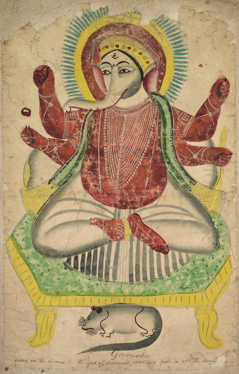 Ganesha, 1800-tallet. af Unbekannt