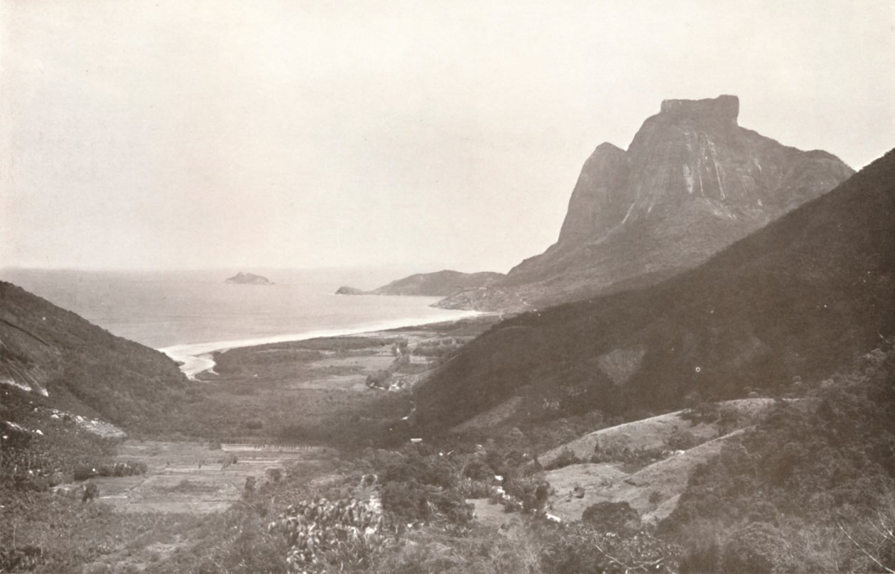 Gavea-bjerget og det sydlige Atlanterhav, 1914 af Unbekannt