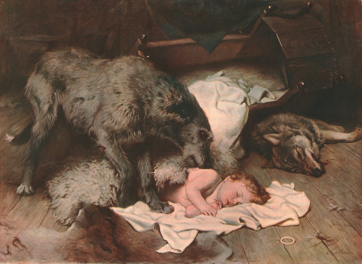 Gelert, c1894, c1902. af Unbekannt