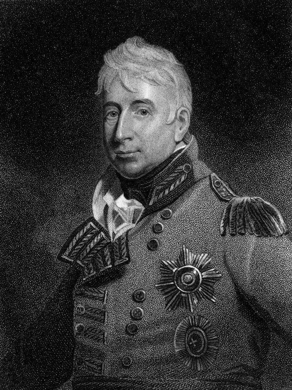 General Sir Eyre Coote 1762-1823, britisk soldat, 1837 af Unbekannt