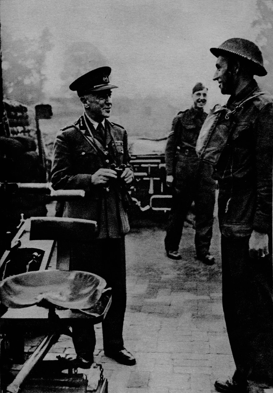 General Sir Frederick Pile, øverstkommanderende, luftværnskommando, 1943 af Unbekannt