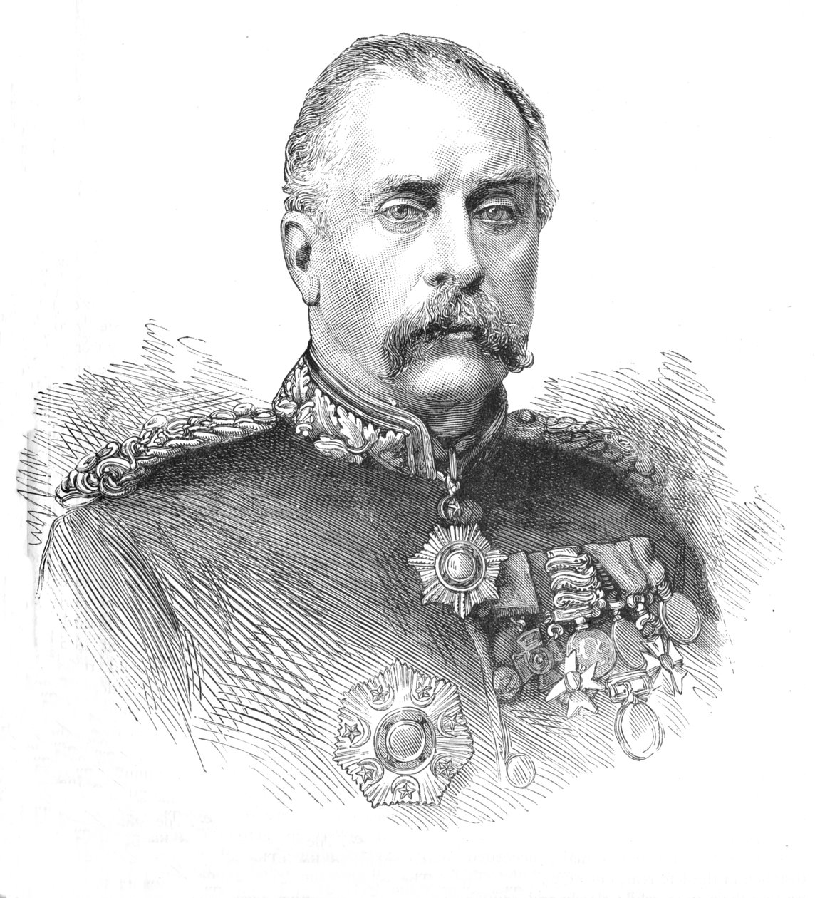General Sir Gerald Graham, c1881-85 af Unbekannt