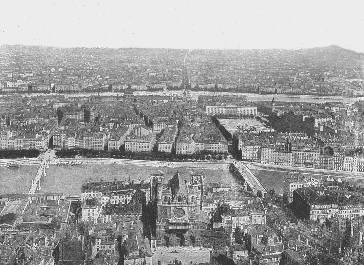 Generelt billede, Lyon, Frankrig, 1895. af Unbekannt