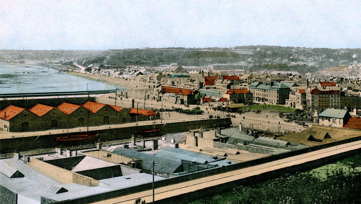 Generelt billede af St. Helier, Jersey, 1906 af Unbekannt