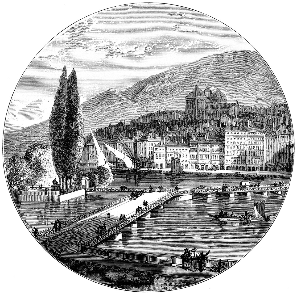 Genève, Schweiz, 1900 af Unbekannt