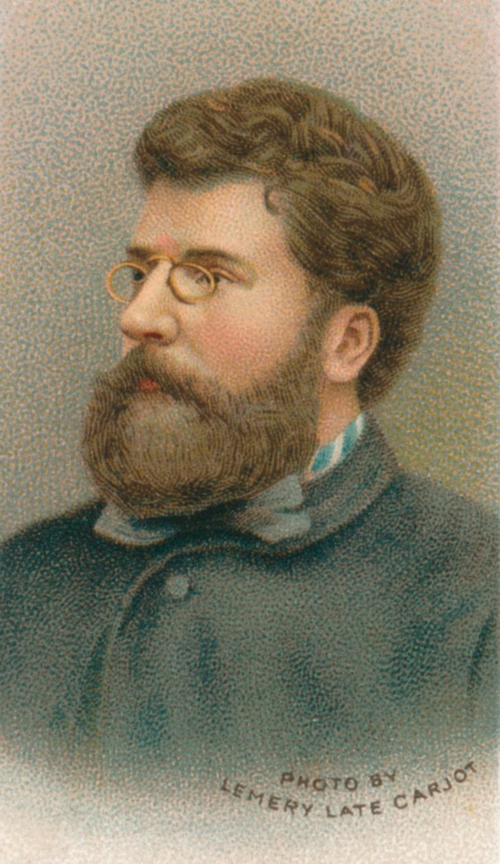 Georges Bizet 1838-1875, fransk komponist, 1911 af Unbekannt