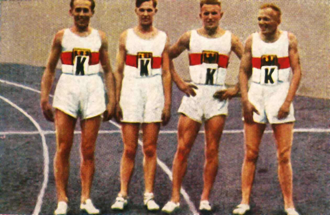 Tysk 4x400 m herrestafethold, 1928. af Unbekannt