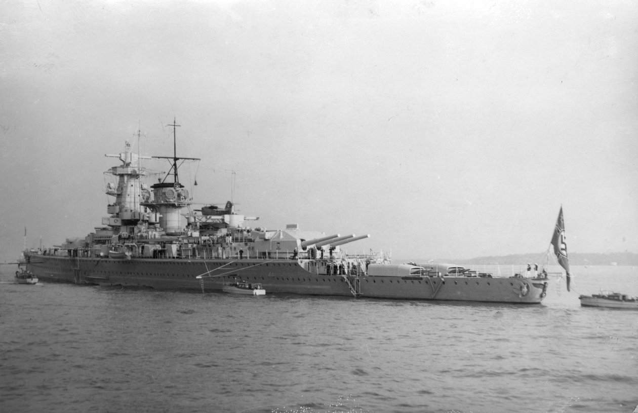 Tysk lommeslagskib Admiral Graf Spee, 1937 af Unbekannt