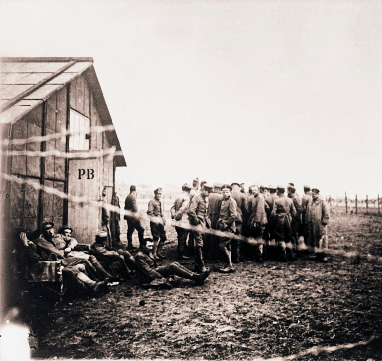 Tyske krigsfanger, c1914-c1918. af Unbekannt