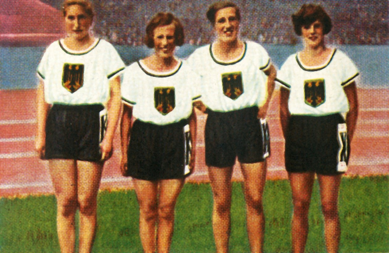 Tyske kvinders 4x100 m stafethold, 1928. af Unbekannt