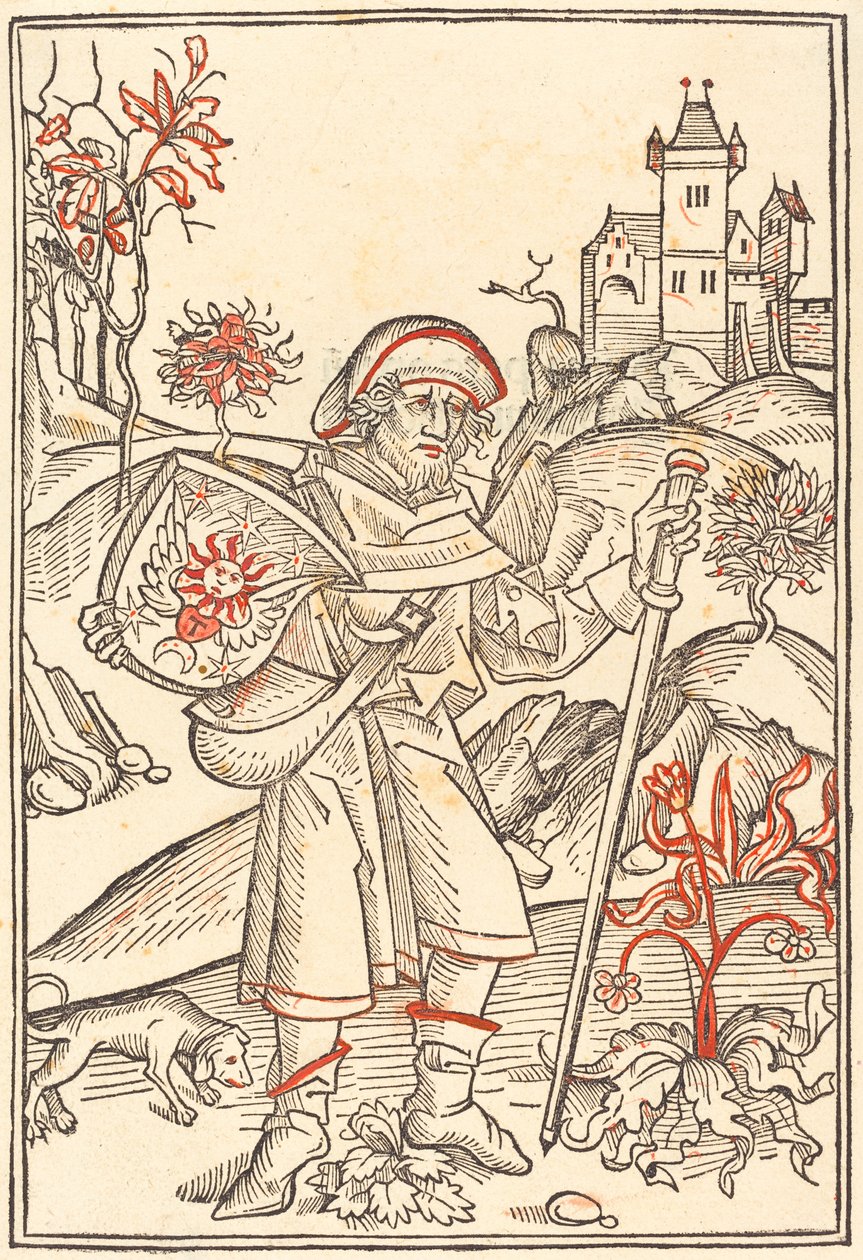 Gerson som pilgrim, 1489. af Unbekannt