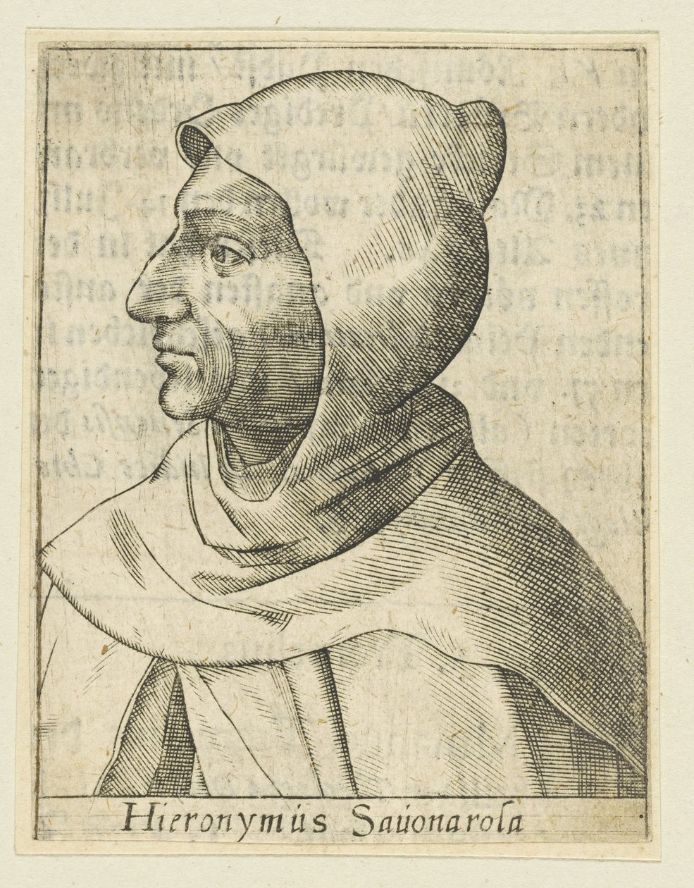Girolamo Savonarola, ca. 1600. af Unbekannt