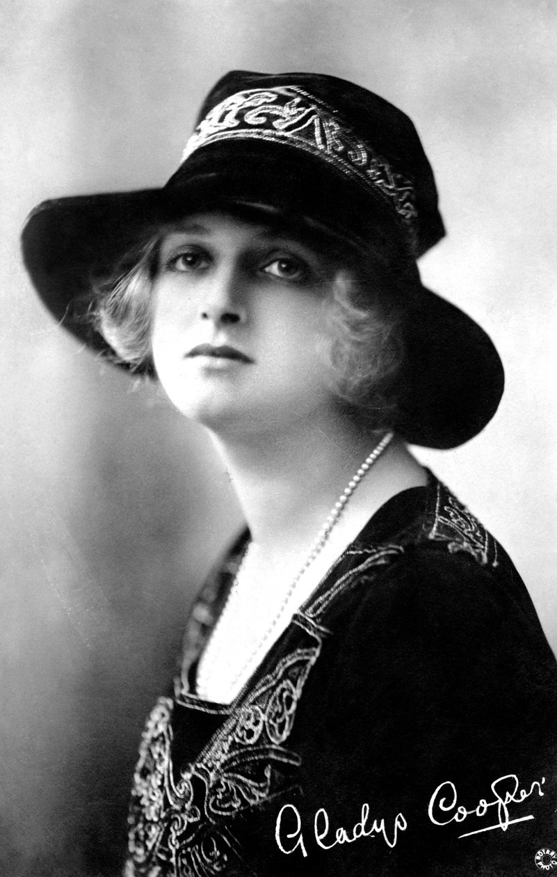 Gladys Cooper 1888-1971, engelsk skuespillerinde, 1900-tallet af Unbekannt