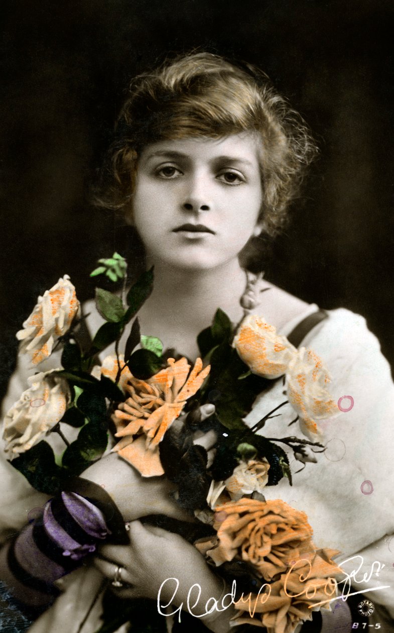 Gladys Cooper 1888-1971, engelsk skuespillerinde, begyndelsen af det 20. århundrede af Unbekannt