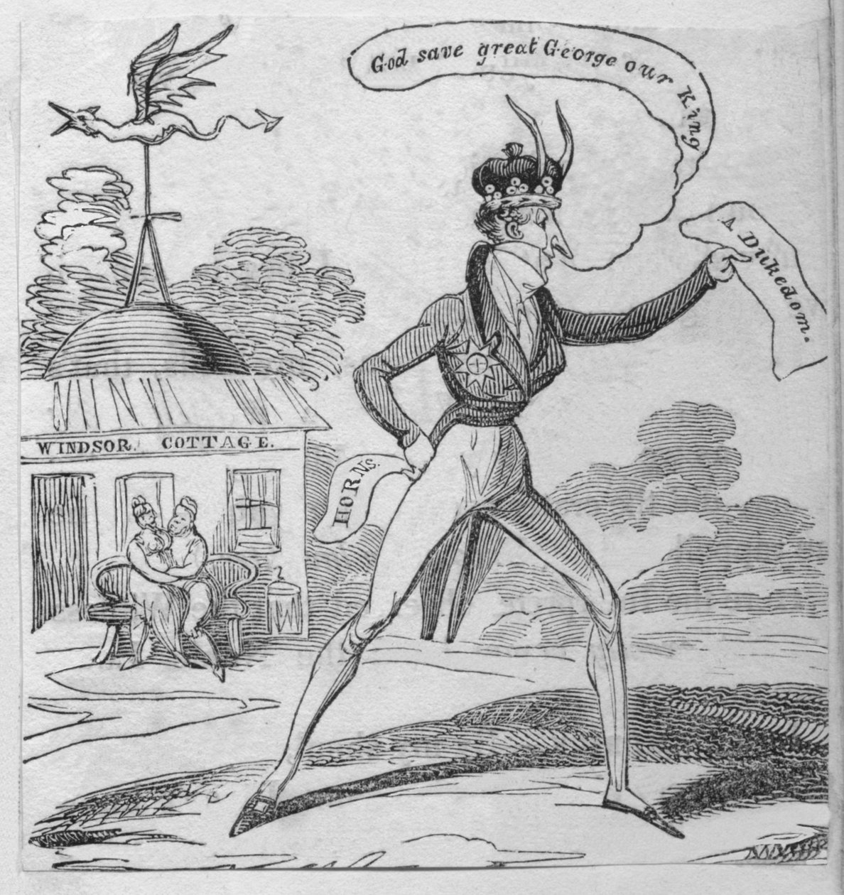 Gud bevare den store George vor konge, c1820. af Unbekannt