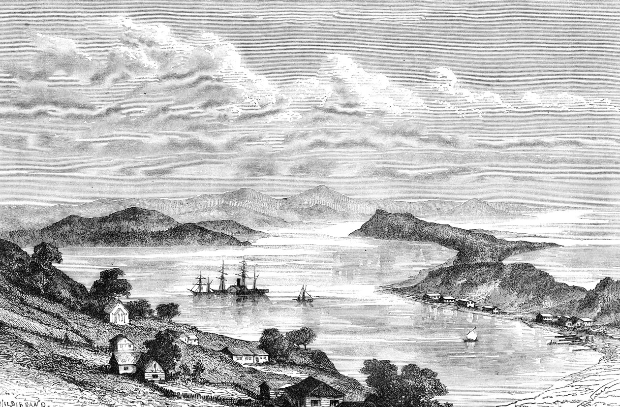 Golden Horn Bay, Rusland, 1895 af Unbekannt