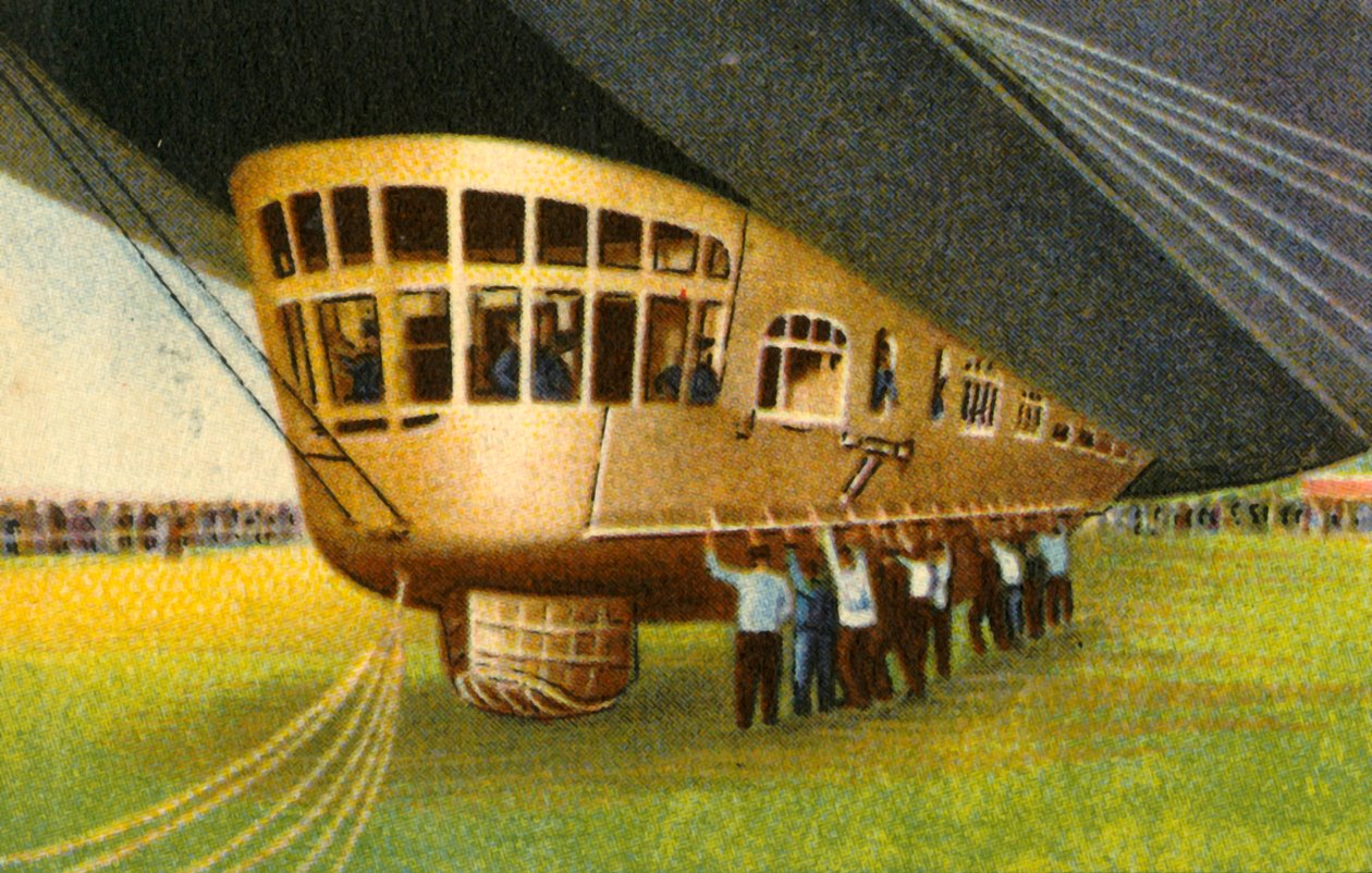 Gondol af en zeppelin, 1932. af Unbekannt