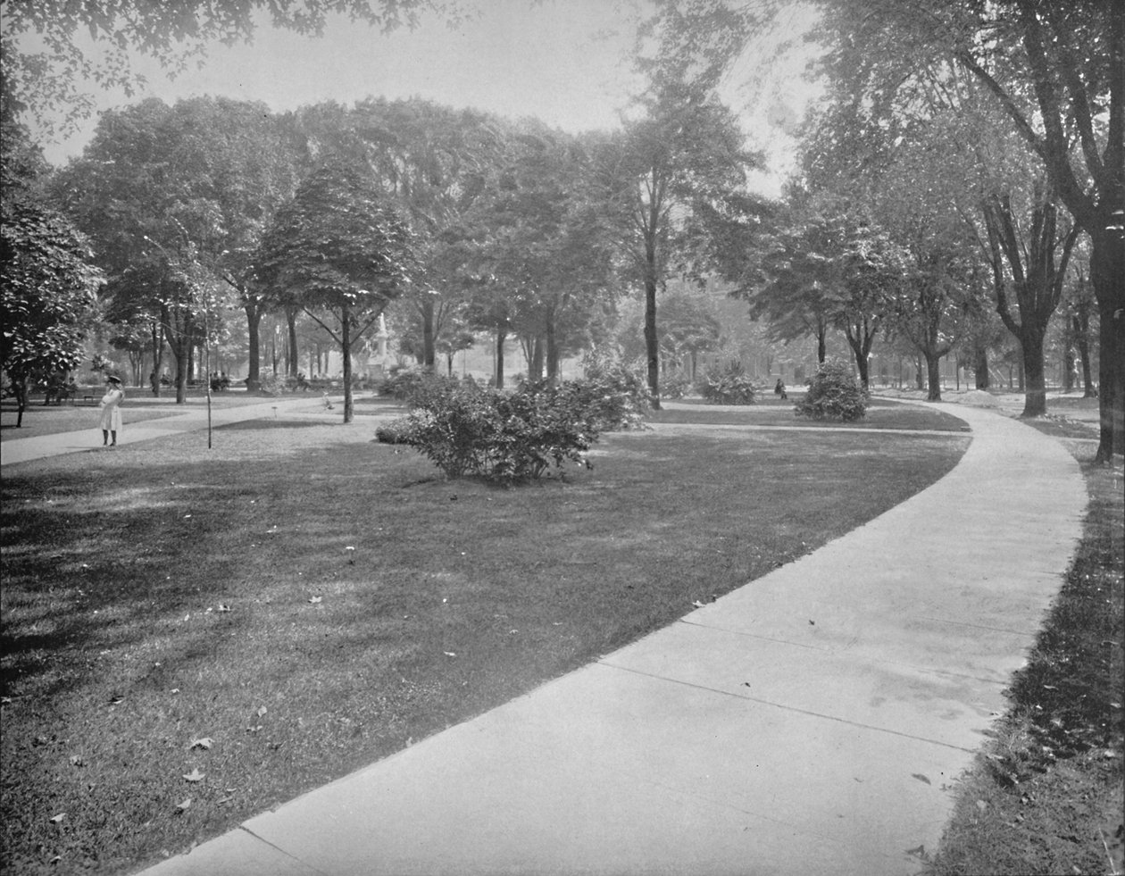 Grand Circus Park, Detroit, Michigan, c1897. af Unbekannt