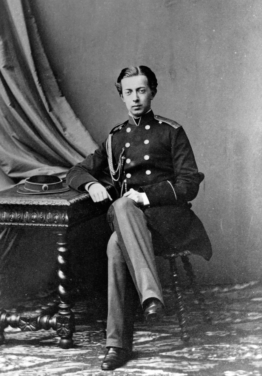 Storhertug Nicholas Alexandrovich af Rusland, 1862 af Unbekannt