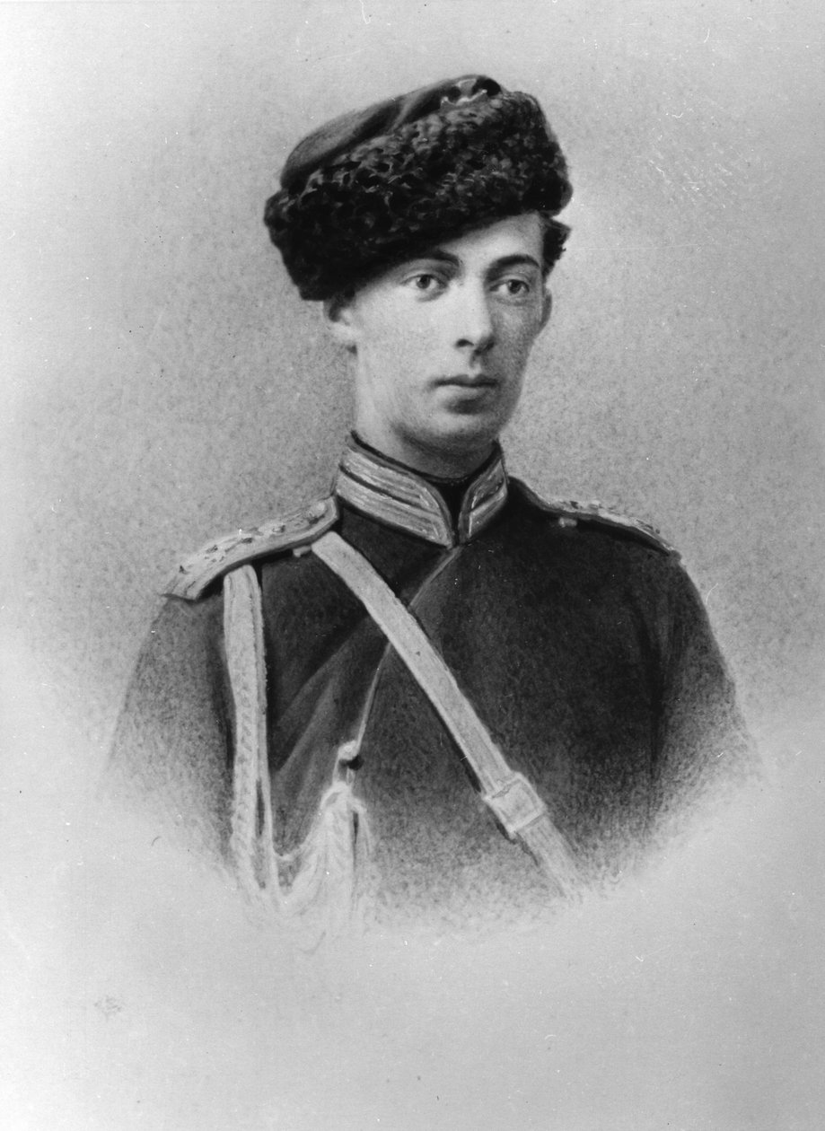 Storhertug Nicholas Alexandrovich af Rusland, c1862-c1863 af Unbekannt