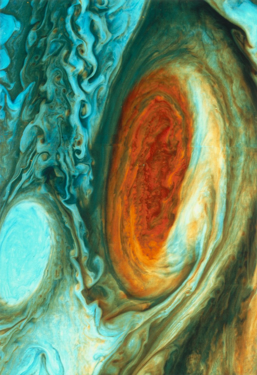 Den store røde plet på Jupiter, 1979 af Unbekannt